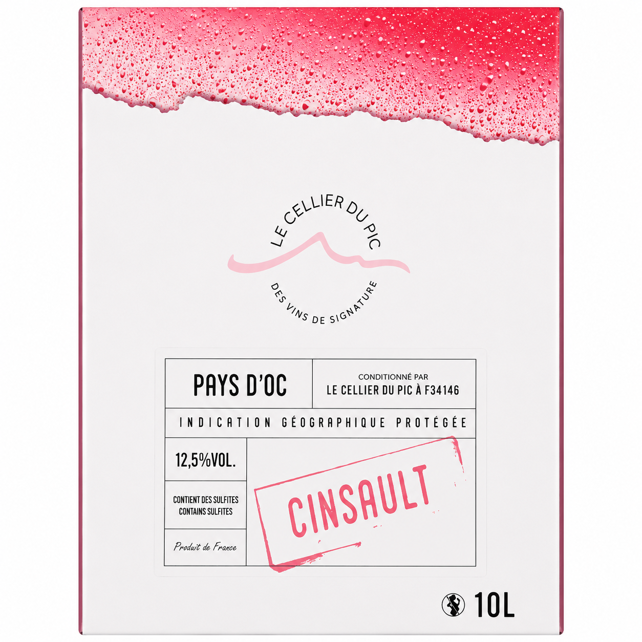 BIB 10L CINSAULT ROSE OC PIC